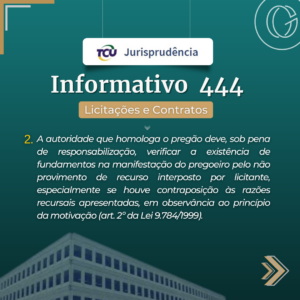 Jurisprudência TCU – Informativo 444