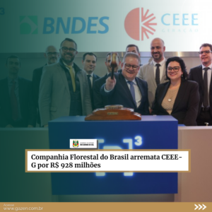 Companhia Florestal do Brasil arremata CEEE-G por R$ 928 milhões