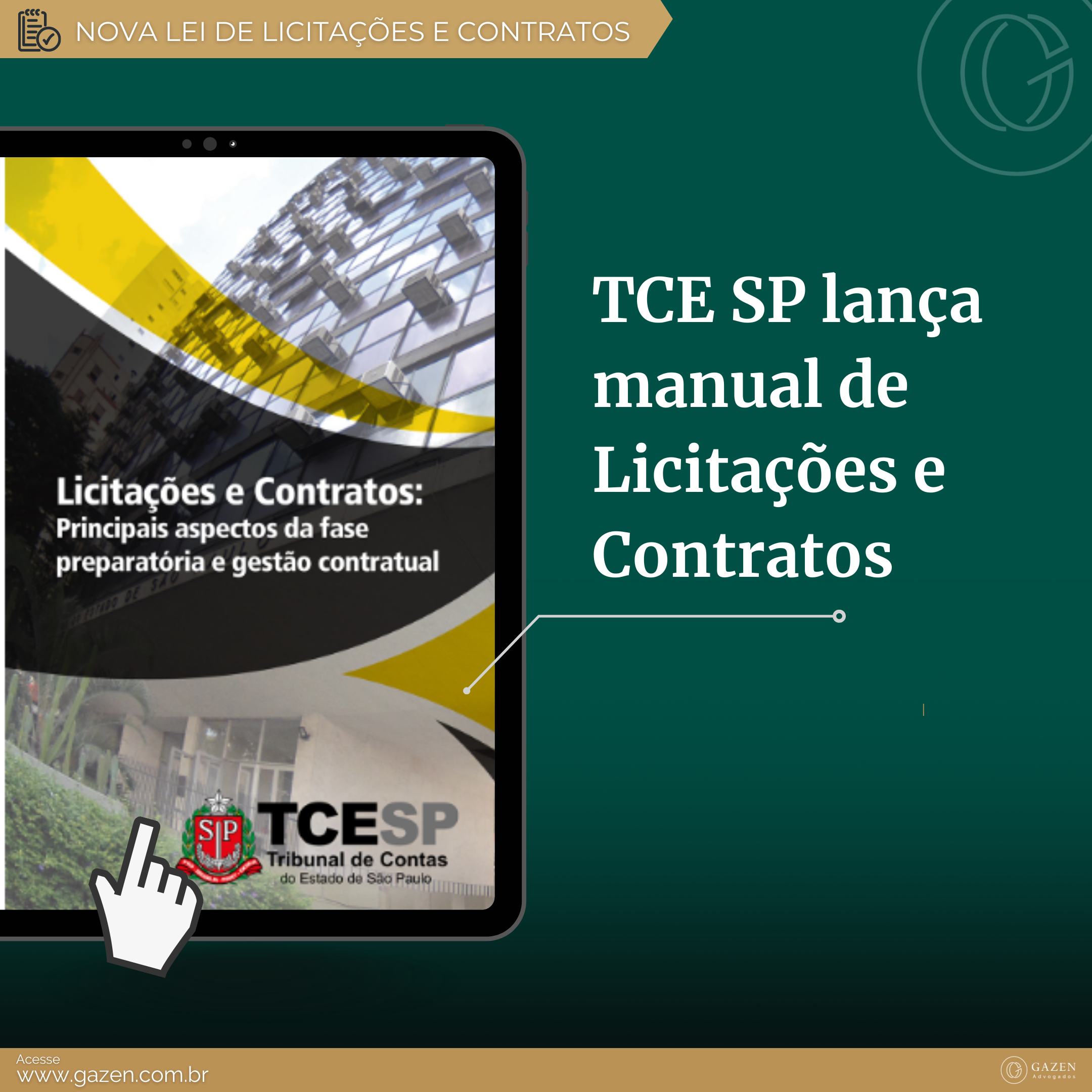TCE SP lança manual de Licitações e Contratos