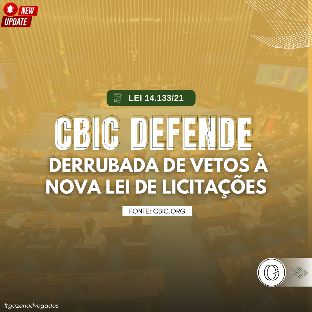 No Senado, CBIC defende derrubada de vetos à Lei de Licitações